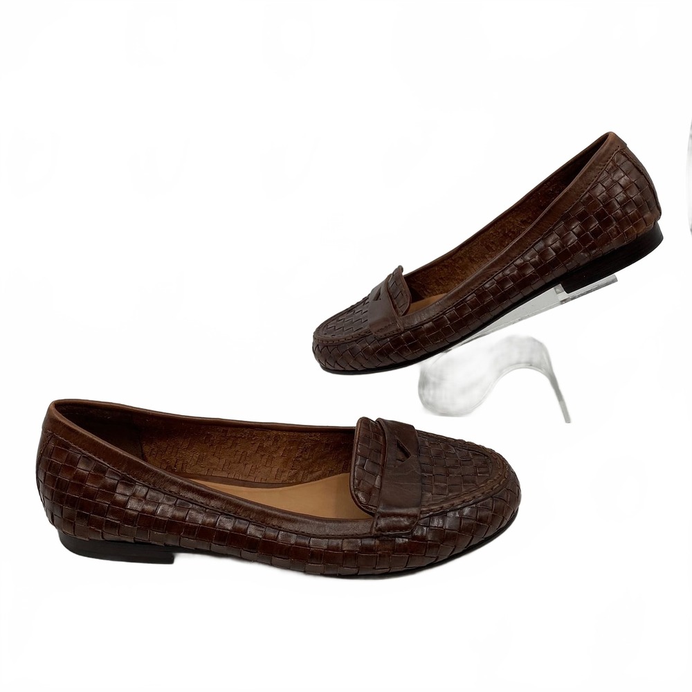 Antonio Melani Brown Leather Loafer | Women’s Size 8.5 Regular